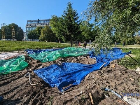 У Києві вночі знесли «храм-МАФ» УПЦ МП у буферній зоні ЮНЕСКО