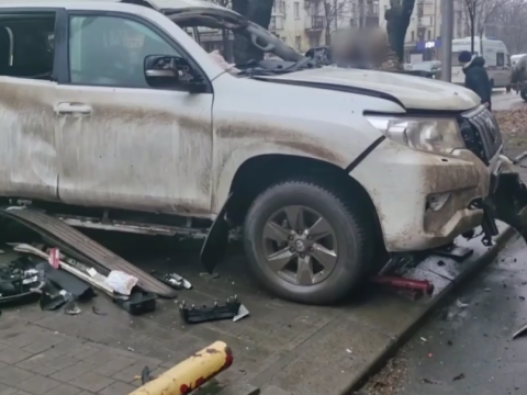 У Донецьку підірвали автомобіль, загинув начальник Оленівської колонії