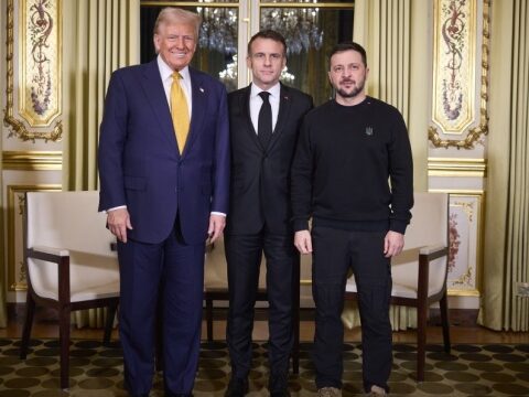 Зеленський на зустрічі з Трампом у Парижі наголосив на необхідності гарантій безпеки для України