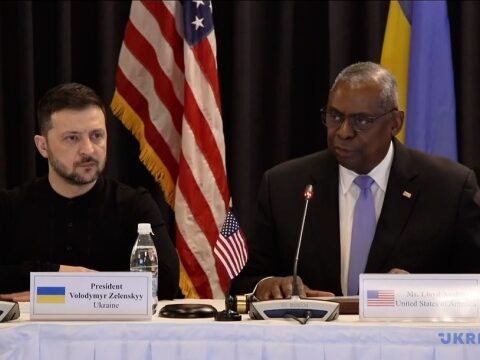 Зеленський прибув на базу «Рамштайн» у Німеччині