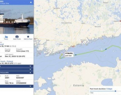 Фінляндія затримала російське судно через інцидент з підводним кабелем