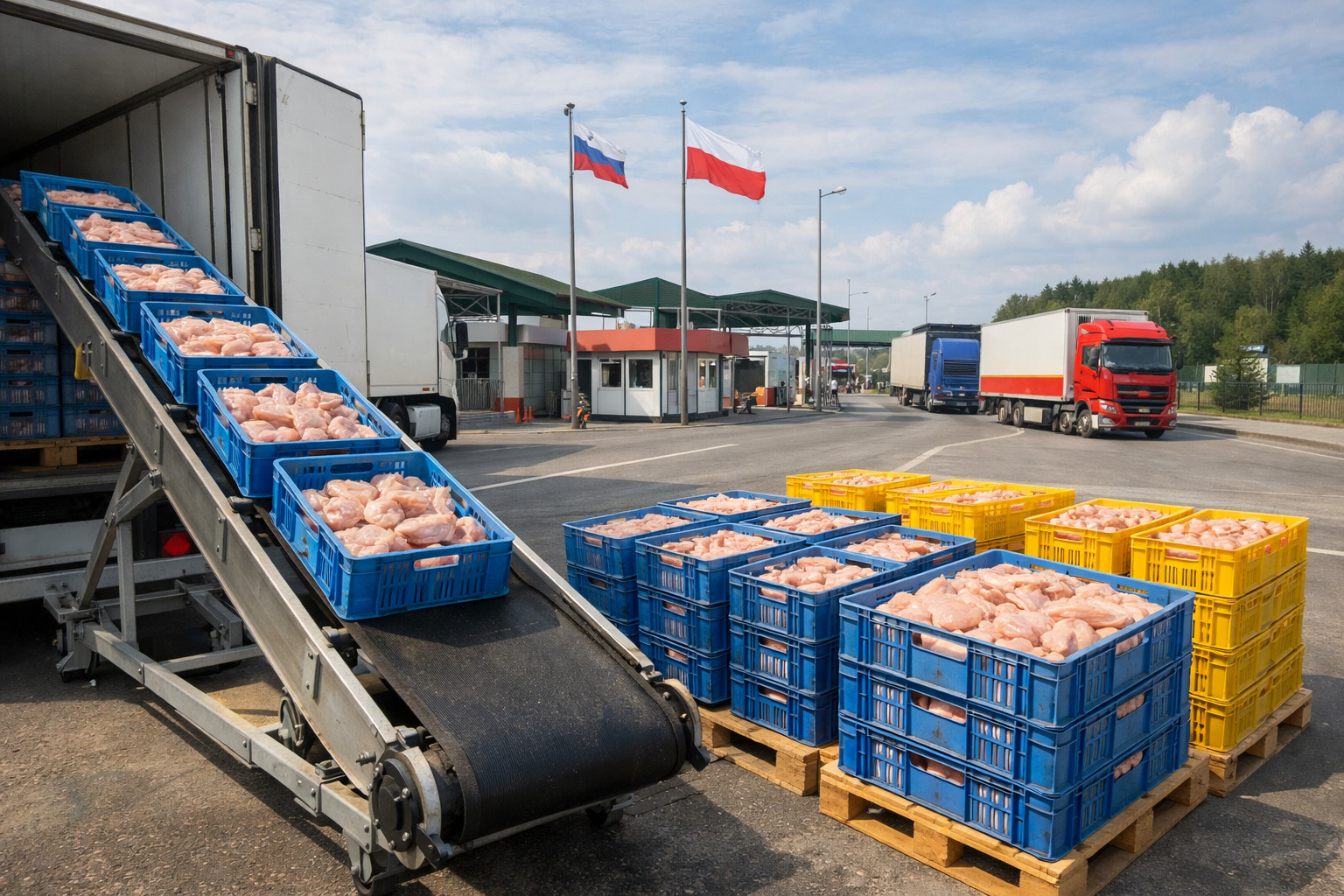 Прикордонні потужності МХП дають Польщі резервний канал постачання курятини