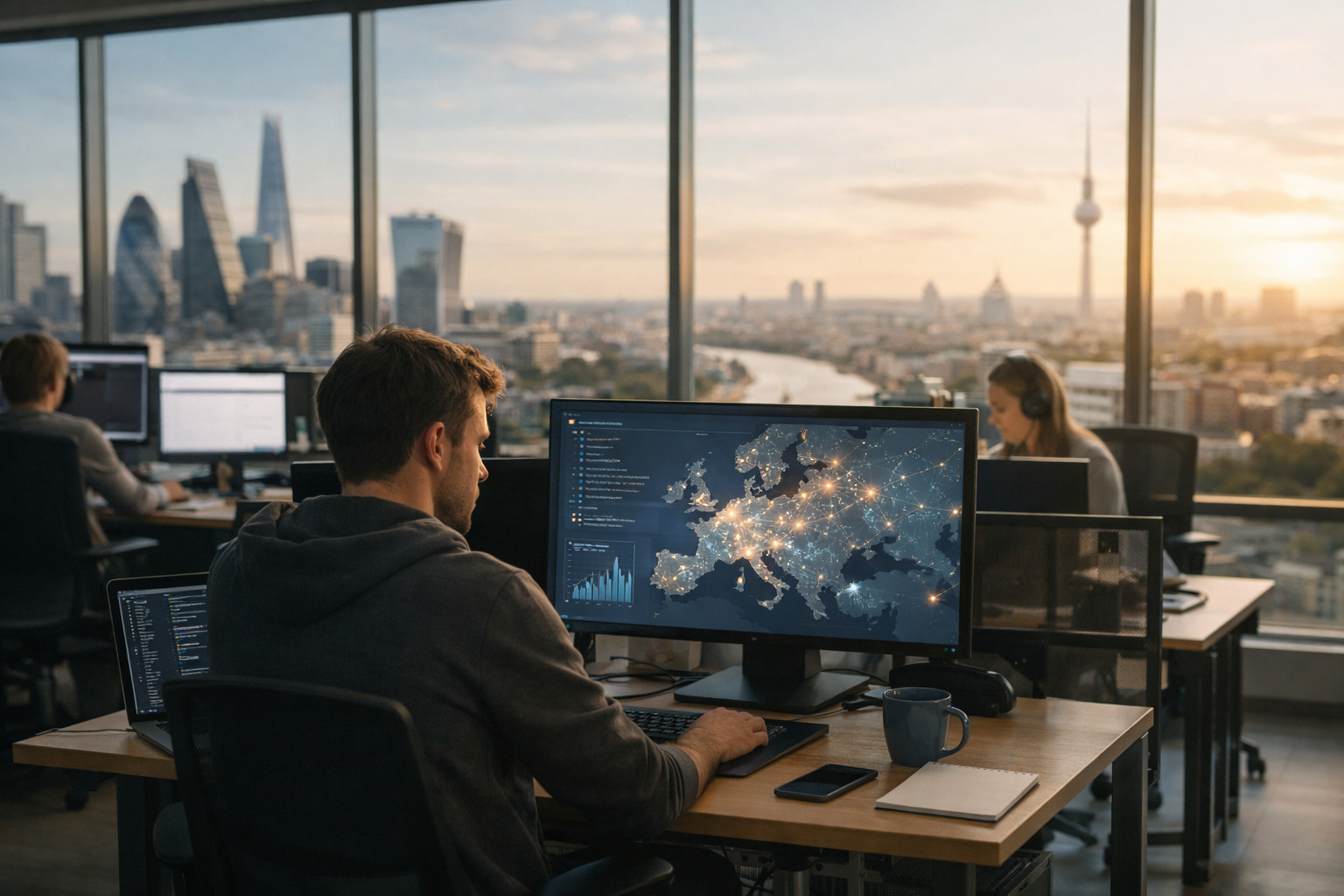 Український ІТ-експорт зріс до $6,66 млрд у 2025 році, посиливши цифрову трансформацію Європи та Британії