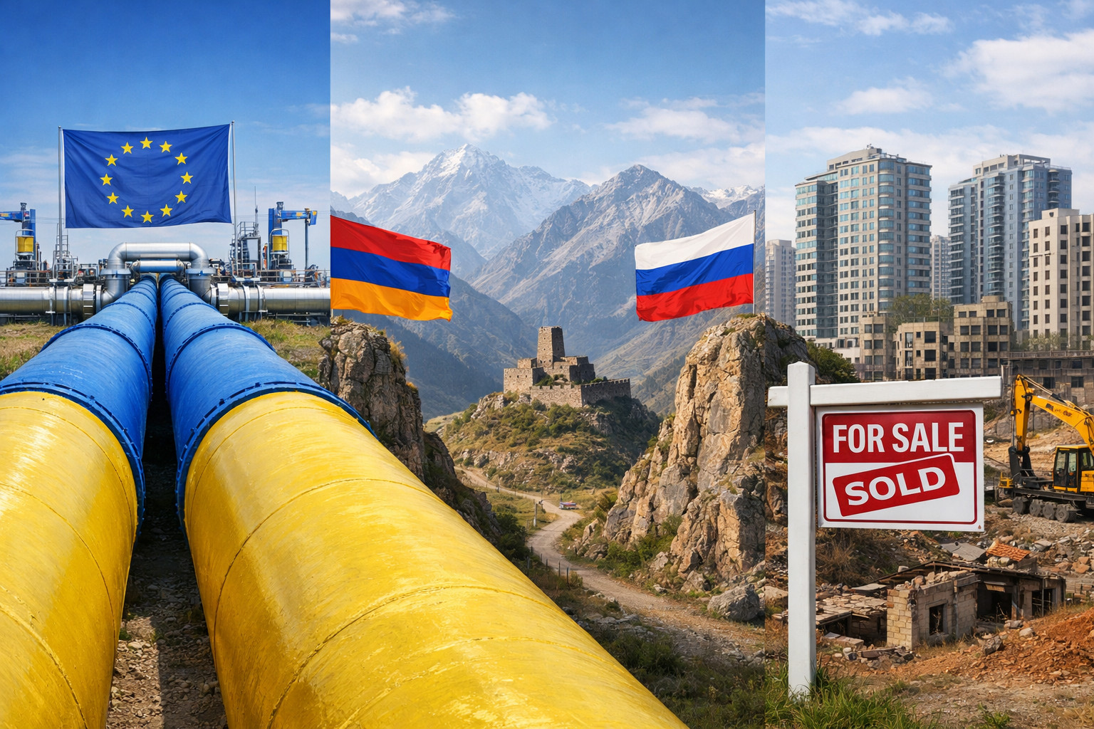 Українські труби інтегруються в ЄС, а Росія втрачає вплив на Кавказі та ринок нерухомості