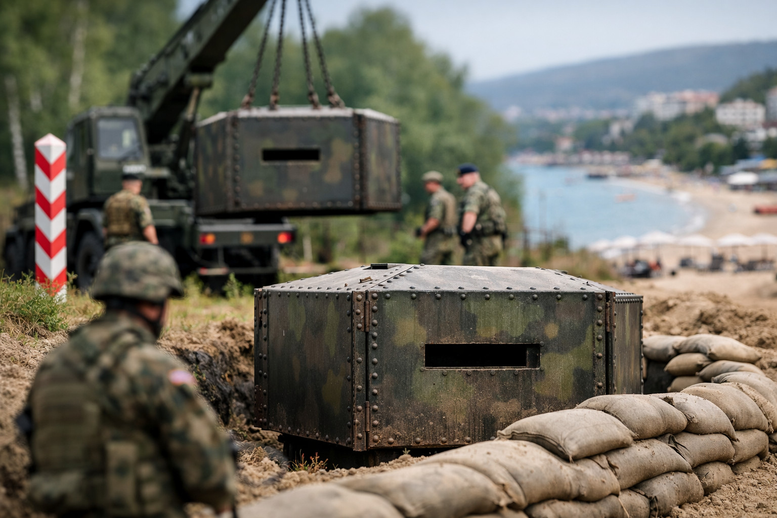 Українські сталеві укриття зміцнюють кордон Польщі, Крим втрачає туристів через ціни