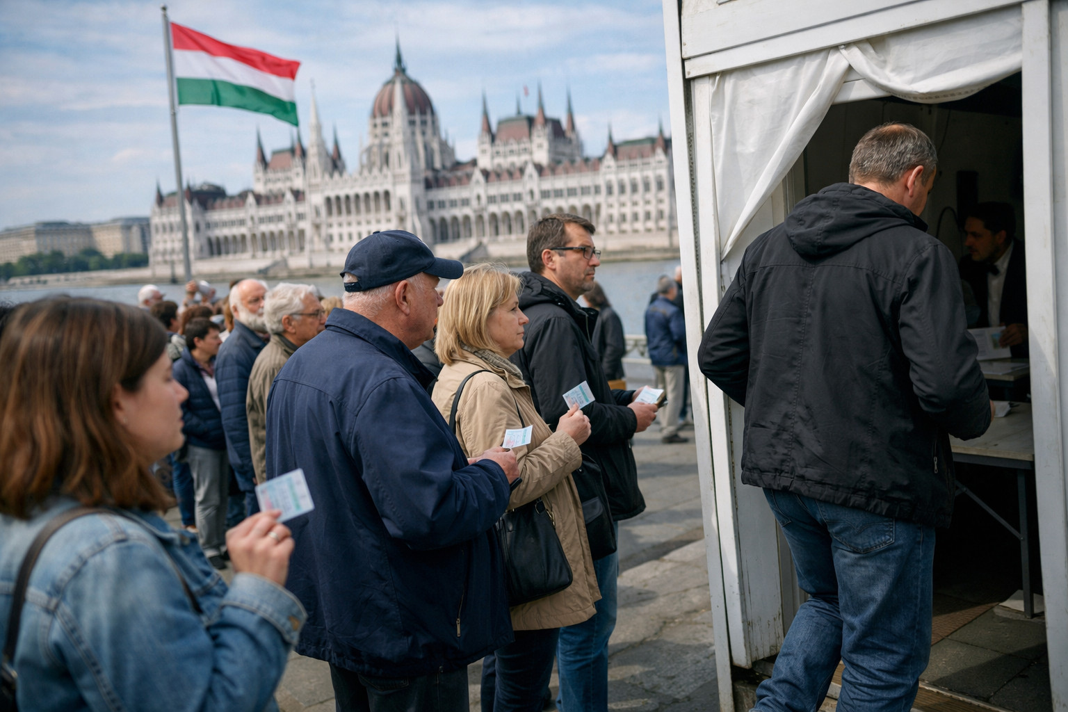 Угорські вибори фіксують історичну явку та потужну підтримку опозиції