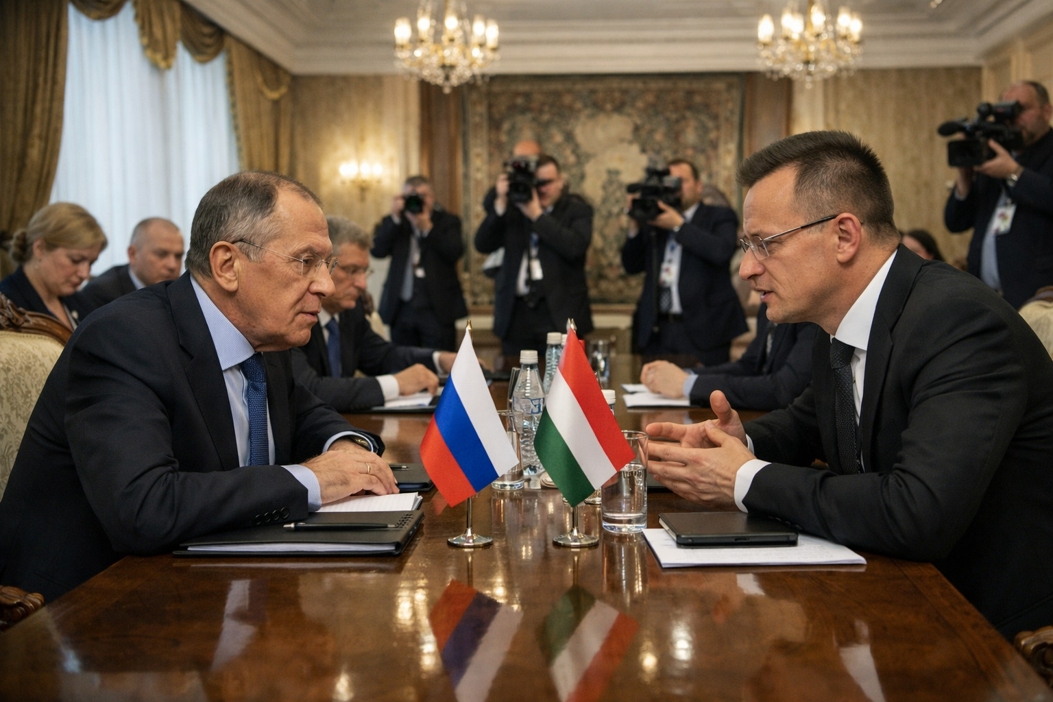 Розкриті переговори: угорський міністр інформував Лаврова про внутрішні рішення ЄС