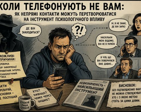 Коли телефонують не вам: як непрямі контакти можуть перетворюватися на інструмент психологічного впливу