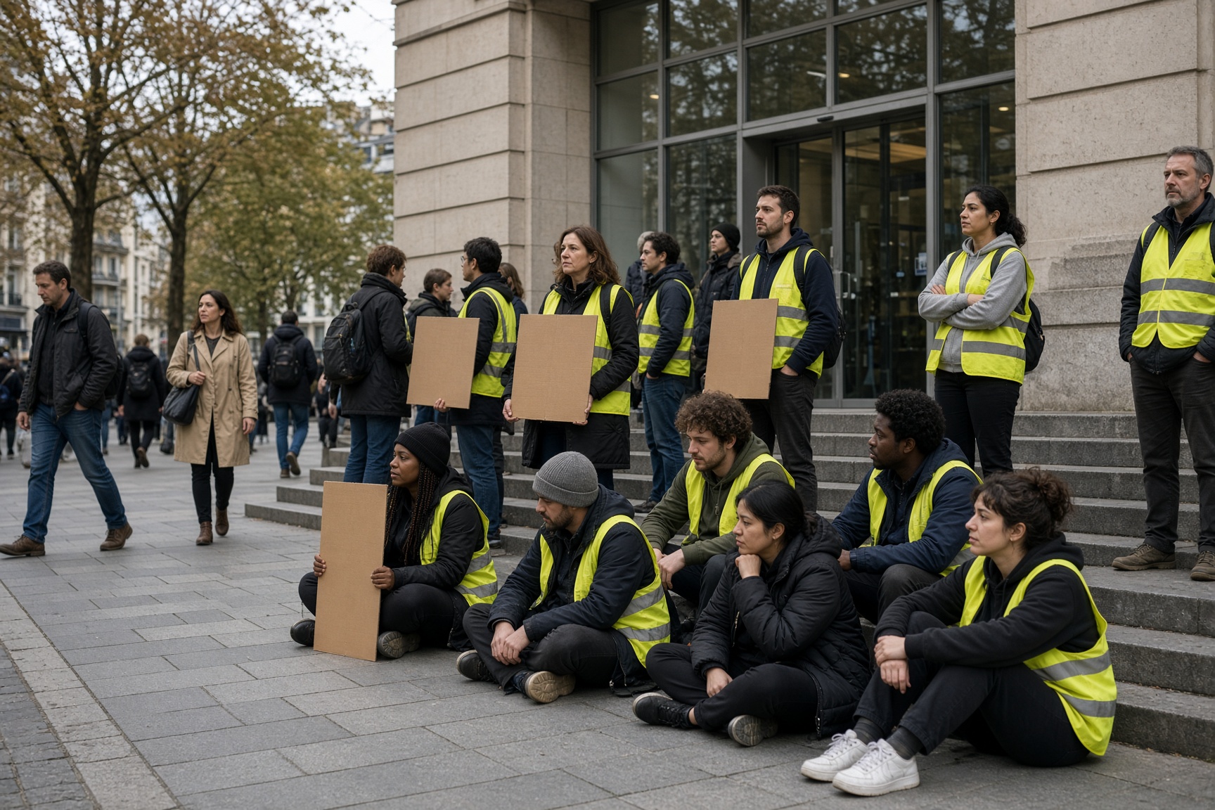 Французький протест проти дорожнечі розколовся на мирні марші й вуличне насильство